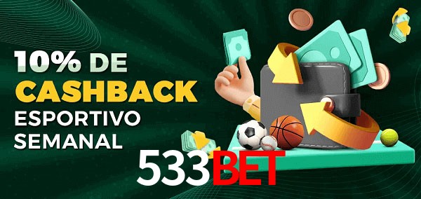 10% de bônus de cashback na 533Bet