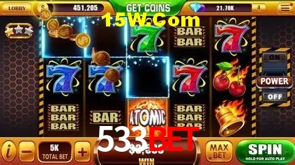 Jackpots e promoções na 533Bet
